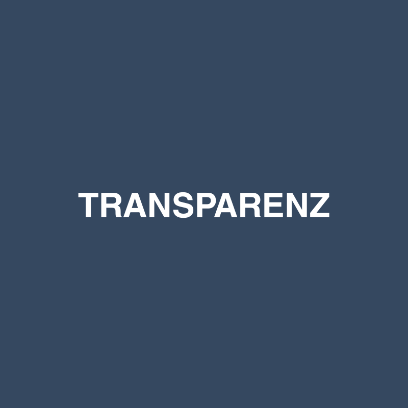 Transparenz